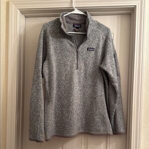 Patagonia Gray Quarter-Zip Sweatshirt